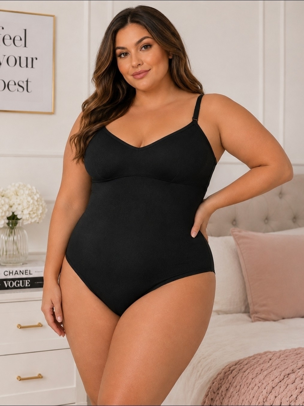 heyShape | Snatched Seamless Tummy Control Sculpting Bodysuit | Size L | NWT